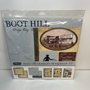 Boot Hill museum scrapbook kit western theme dodge city Kansas can can dancers